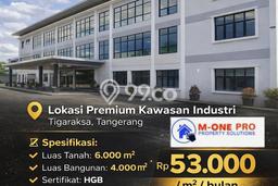 Unit Gudang disewakan di Tigaraksa Tangerang dengan LT 6000m2 / LB 4000m2 Unit Gudang disewakan di Tigaraksa Tangerang dengan LT 6000m2 / LB 4000m2