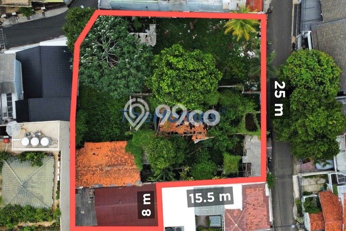 Tanah di Menteng Atas, Luas 887m², Area Berkembang Tanah di Menteng Atas, Luas 887m², Area Berkembang