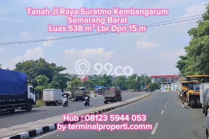 Tanah Kavling Dijual di Manyaran, Semarang dengan Luas Tanah 538m2 Tanah Kavling Dijual di Manyaran, Semarang dengan Luas Tanah 538m2