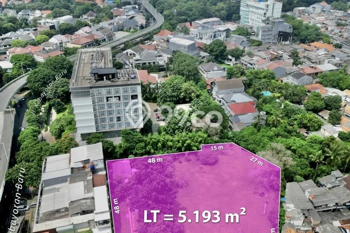 Tanah Dijual Lokasi Kebayoran Baru, Jakarta Selatan dengan Luas Tanah 5193m2 dan Status SHM Tanah Dijual Lokasi Kebayoran Baru, Jakarta Selatan dengan Luas Tanah 5193m2 dan Status SHM
