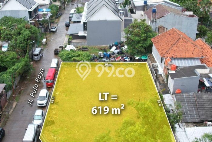 Tanah Lokasi Strategis Kawasan Kebayoran Baru, Luas 619m2m², Ideal untuk Investasi Tanah Lokasi Strategis Kawasan Kebayoran Baru, Luas 619m2m², Ideal untuk Investasi