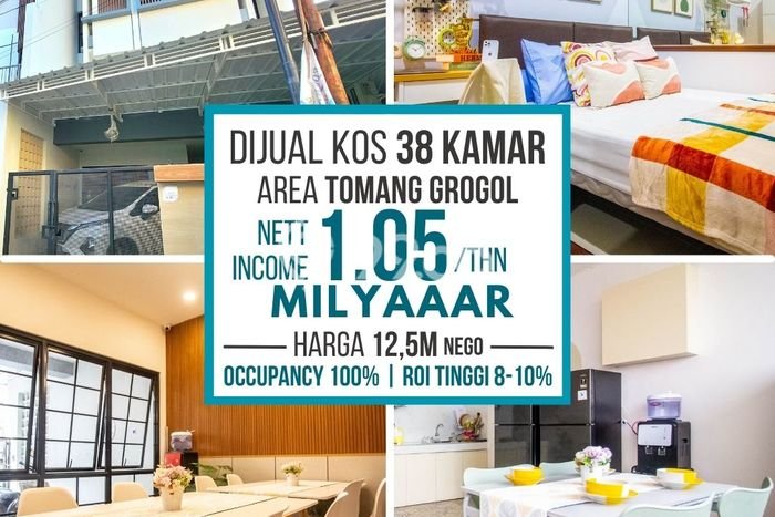 Kantor di Grogol, Luas 600m², Area Komersial, Jalan Utama Kantor di Grogol, Luas 600m², Area Komersial, Jalan Utama