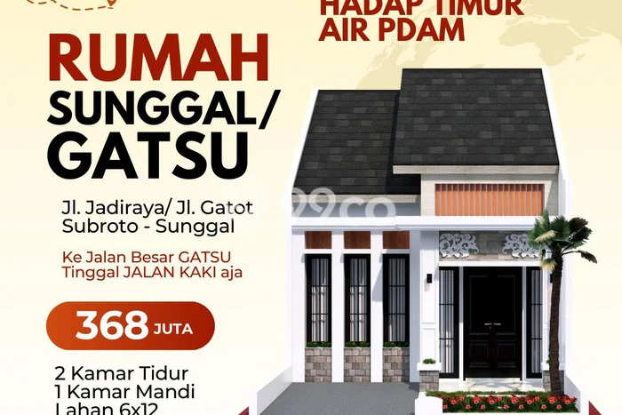 Jual Rumah Harga Miring Medan Sunggal Punya 2 Kamar & LT 72m2 Jual Rumah Harga Miring Medan Sunggal Punya 2 Kamar & LT 72m2