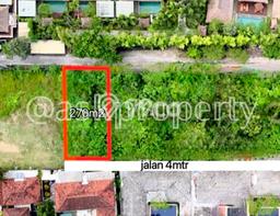 Dijual Tanah 270m2 di Petitenget, Badung Dijual Tanah 270m2 di Petitenget, Badung
