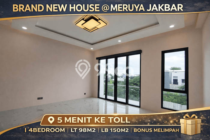 Rumah Luas Asri 4 KT Siap Huni di Meruya Jakarta Barat Rumah Luas Asri 4 KT Siap Huni di Meruya Jakarta Barat