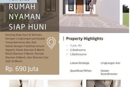 Rumah Modern Minimalis 2 Kamar Bisa Langsung Pindah di Sleman Rumah Modern Minimalis 2 Kamar Bisa Langsung Pindah di Sleman