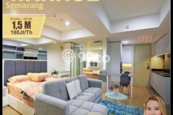 Apartemen Modern Dijual di Semarang Tengah, Semarang Dilengkapi 1 KT dan 1 KM Apartemen Modern Dijual di Semarang Tengah, Semarang Dilengkapi 1 KT dan 1 KM
