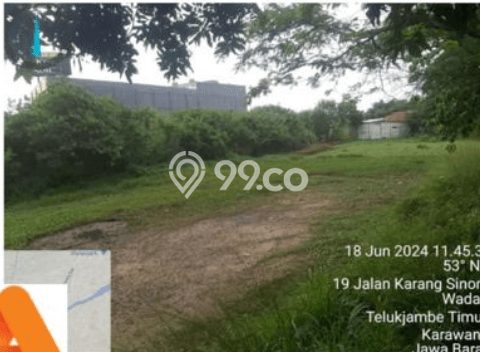 Tanah Strategis Dijual di Karawang Barat Karawang 1423m2 Tanah Strategis Dijual di Karawang Barat Karawang 1423m2
