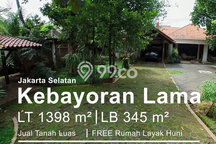 Lahan Kosong Dijual di Kebayoran Lama, Jakarta Selatan, Luas 1398m2 Area Strategis Lahan Kosong Dijual di Kebayoran Lama, Jakarta Selatan, Luas 1398m2 Area Strategis