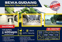 Unit Gudang Disewa Lokasi Karawaci, Tangerang Spesifikasi Luas Bangunan 400m2 Unit Gudang Disewa Lokasi Karawaci, Tangerang Spesifikasi Luas Bangunan 400m2