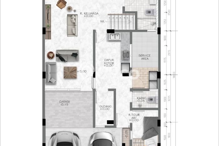 Ready to Use! Luxury House LT 144m2 Desain Modern di Permata Buana Ready to Use! Luxury House LT 144m2 Desain Modern di Permata Buana