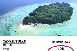 Tanah untuk Dijual Lokasi Karimunjawa, Jepara Luas 250000m2 SHM Tanah untuk Dijual Lokasi Karimunjawa, Jepara Luas 250000m2 SHM