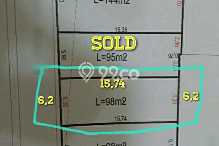 Dijual Tanah Lokasi Rawamangun, Jakarta Timur Seluas 98m2 Dijual Tanah Lokasi Rawamangun, Jakarta Timur Seluas 98m2