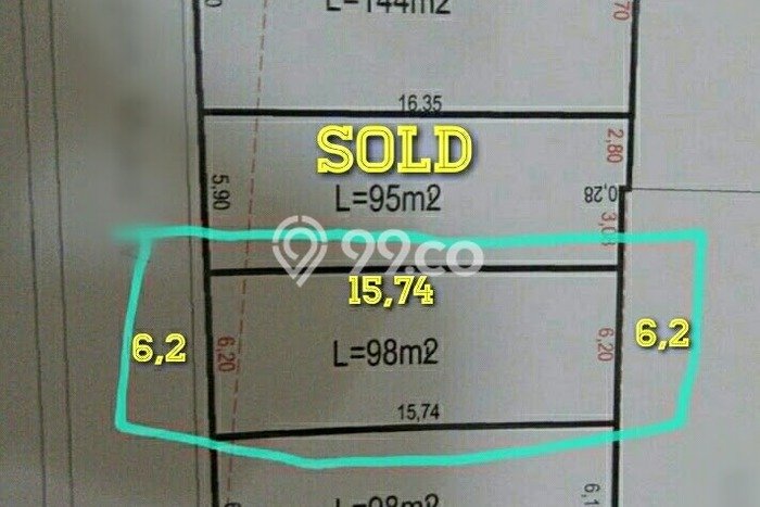 Lahan Dijual Lokasi Strategis di Jakarta Timur dengan Luas 98m2 Lahan Dijual Lokasi Strategis di Jakarta Timur dengan Luas 98m2