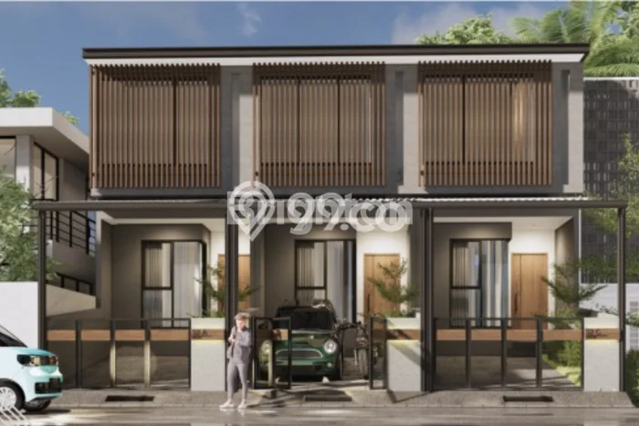 Rumah Minimalis 3 KT LT 88m2 di Green Ville Rumah Minimalis 3 KT LT 88m2 di Green Ville