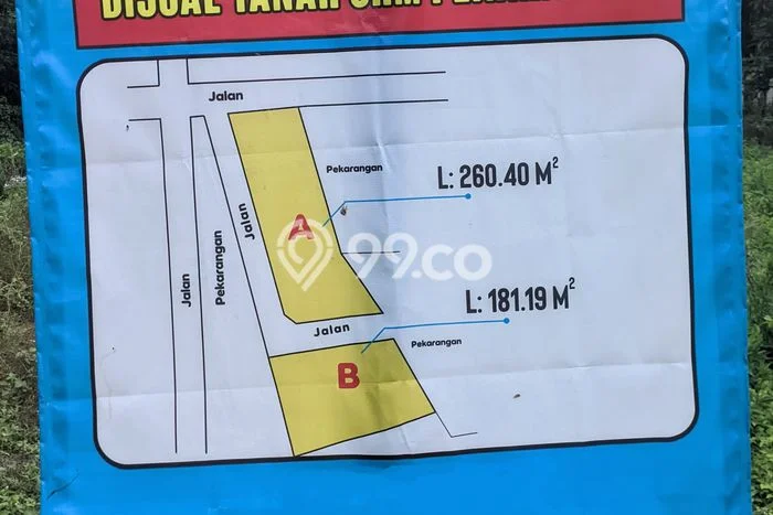 Untuk Dijual Tanah 181m2 di Kaliurang, Yogyakarta Untuk Dijual Tanah 181m2 di Kaliurang, Yogyakarta