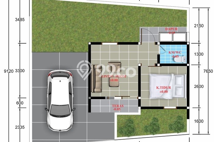 Jual Rumah Harga Miring Tempel Punya 2 Kamar & LT 80m2 Jual Rumah Harga Miring Tempel Punya 2 Kamar & LT 80m2