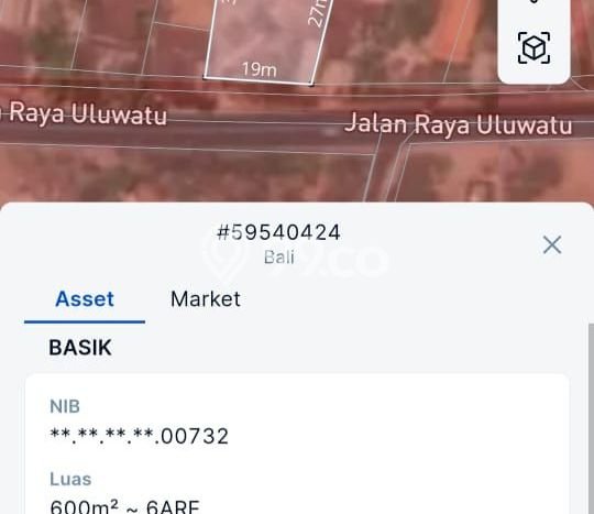 Tanah Dijual di Badung Seluas 1600m2 Strategis Tanah Dijual di Badung Seluas 1600m2 Strategis