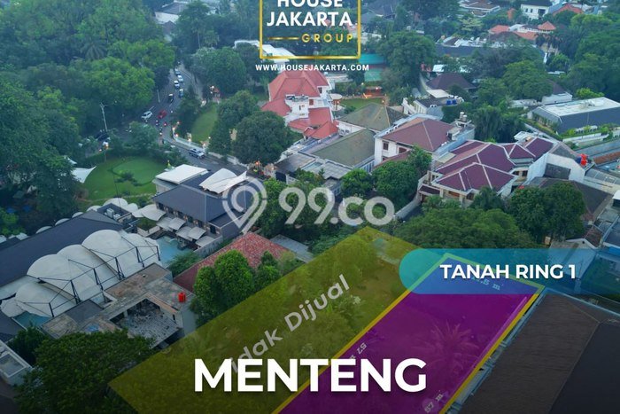 Jarang Ada! Tanah di Menteng Punya Luas 996m2 SHM Jarang Ada! Tanah di Menteng Punya Luas 996m2 SHM