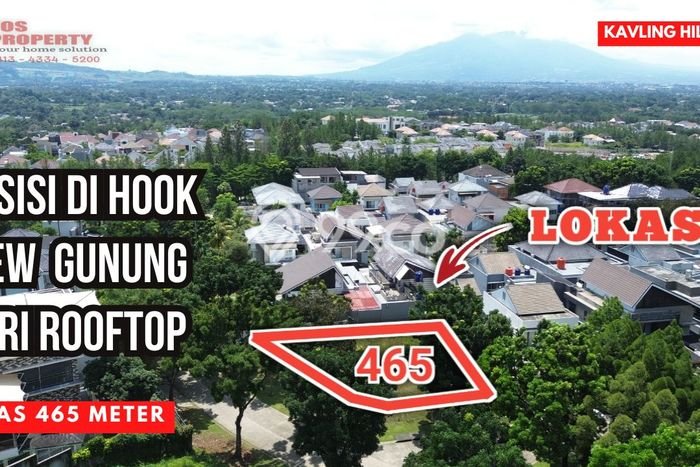 Untuk Dijual Tanah 465m2 di Sentul City, Bogor Untuk Dijual Tanah 465m2 di Sentul City, Bogor