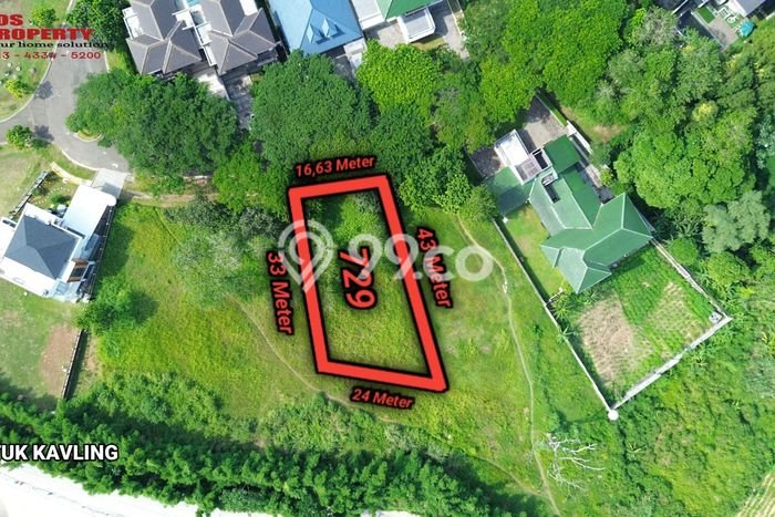 Tanah Dijual Area Strategis di Sentul City Bogor 729m2 Tanah Dijual Area Strategis di Sentul City Bogor 729m2