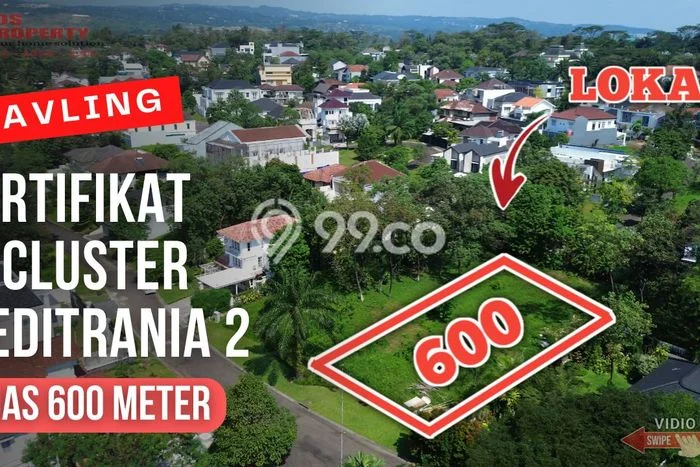 Kavling Tanah untuk Dijual di Sentul City, Bogor, Luas 600m2 Kavling Tanah untuk Dijual di Sentul City, Bogor, Luas 600m2