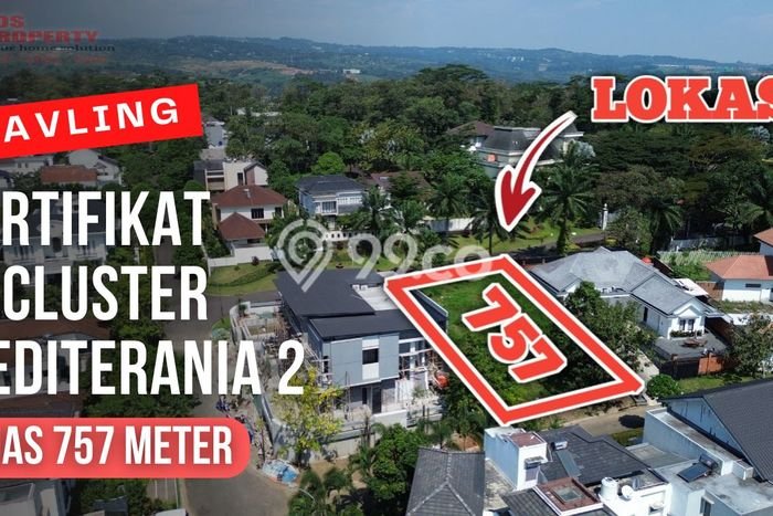 Tanah Kavling Dijual di Sentul City, Bogor dengan Luas Tanah 757m2 Tanah Kavling Dijual di Sentul City, Bogor dengan Luas Tanah 757m2