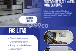 Rumah Minimalis 3 KT di Soekarno Hatta Bandung Unfurnished Rumah Minimalis 3 KT di Soekarno Hatta Bandung Unfurnished