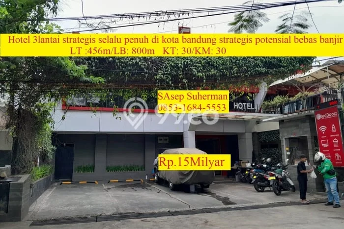 PELUANG EMAS! Hotel Kawasan Cicendo, Luas 800m2m², Nilai Profit Tinggi PELUANG EMAS! Hotel Kawasan Cicendo, Luas 800m2m², Nilai Profit Tinggi
