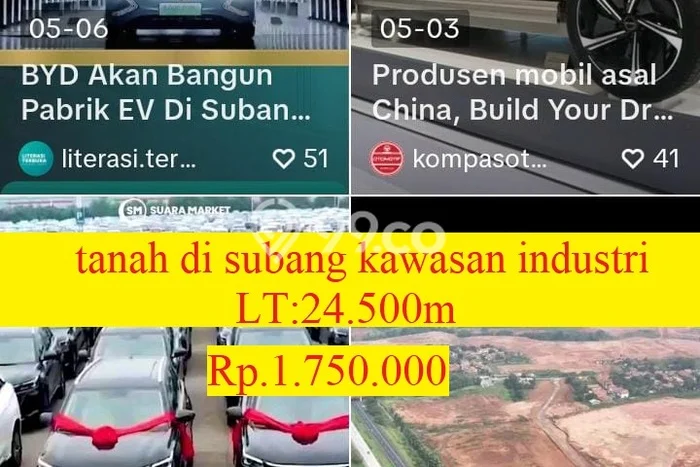 Lahan Kosong Dijual di Pamanukan, Subang, Luas 24500m2 Area Strategis Lahan Kosong Dijual di Pamanukan, Subang, Luas 24500m2 Area Strategis