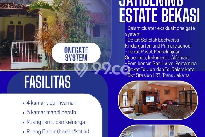 Rumah Minimalis 4 KT di Jatibening Bekasi Unfurnished Rumah Minimalis 4 KT di Jatibening Bekasi Unfurnished