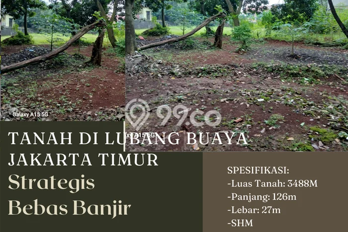 Dijual Tanah Lokasi Lubang Buaya, Jakarta Timur Seluas 3488m2 Dijual Tanah Lokasi Lubang Buaya, Jakarta Timur Seluas 3488m2