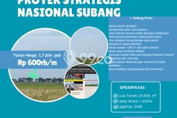 Lahan Kosong Dijual di Subang dengan Area 24500m2 Lahan Kosong Dijual di Subang dengan Area 24500m2