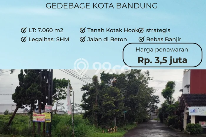 Kavling Tanah untuk Dijual di Gede Bage, Bandung, Luas 7060m2 Kavling Tanah untuk Dijual di Gede Bage, Bandung, Luas 7060m2
