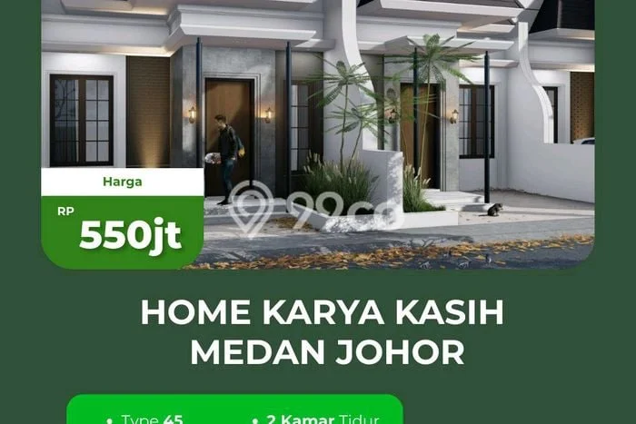 Rumah Modern Minimalis 2 KT Bisa Langsung Pindah di Medan Johor Rumah Modern Minimalis 2 KT Bisa Langsung Pindah di Medan Johor