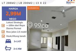 Ready to Use! Premium House LT 286m2 Desain Modern di Darmo permai Ready to Use! Premium House LT 286m2 Desain Modern di Darmo permai