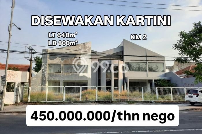 Komersial untuk disewa di Tegalsari punya LT 648m2 & LB 800m2 harga sewa kompetitif Komersial untuk disewa di Tegalsari punya LT 648m2 & LB 800m2 harga sewa kompetitif