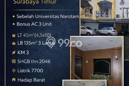Ruko Dijual di Sukolilo Surabaya dengan Luas Bangunan 135m2 Ruko Dijual di Sukolilo Surabaya dengan Luas Bangunan 135m2