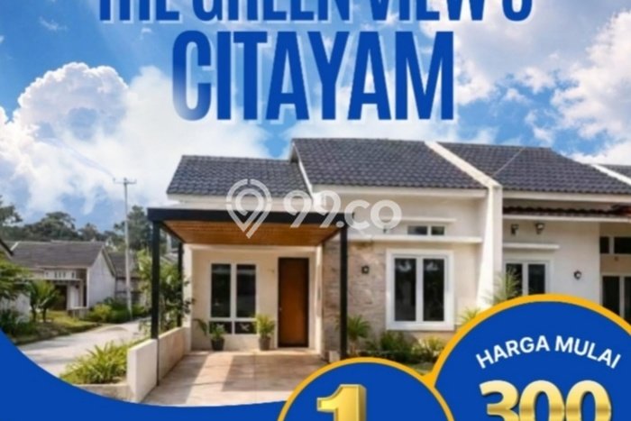 Rumah Modern LB/LT 36m2/86m2 Siap Huni di Citayam, Depok Rumah Modern LB/LT 36m2/86m2 Siap Huni di Citayam, Depok