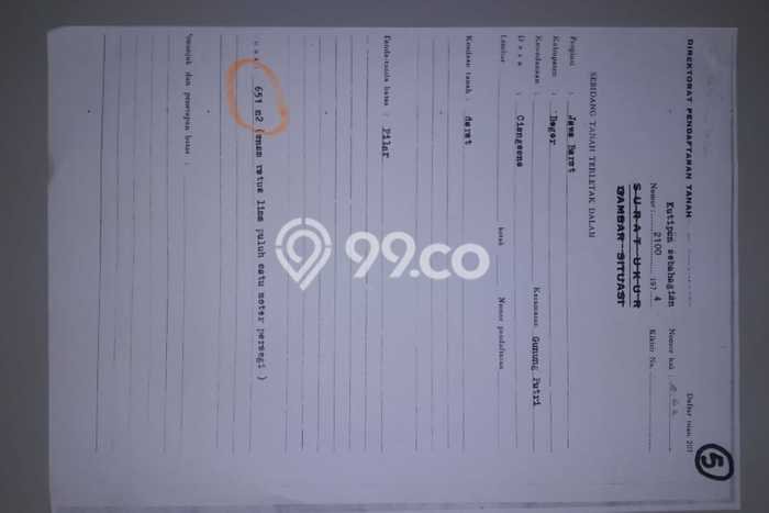 Tanah Kosong Dijual di Bogor dengan Area 1646m2 Tanah Kosong Dijual di Bogor dengan Area 1646m2