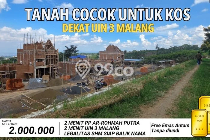 Tanah Komersial Dijual di Dau Malang 70m2 Tanah Komersial Dijual di Dau Malang 70m2