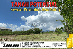 Dijual Tanah 132m2 di Merjosari, Malang Dijual Tanah 132m2 di Merjosari, Malang