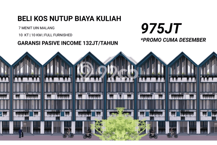 Jual Rumah Modern 10 KT di Merjosari, Malang Jual Rumah Modern 10 KT di Merjosari, Malang