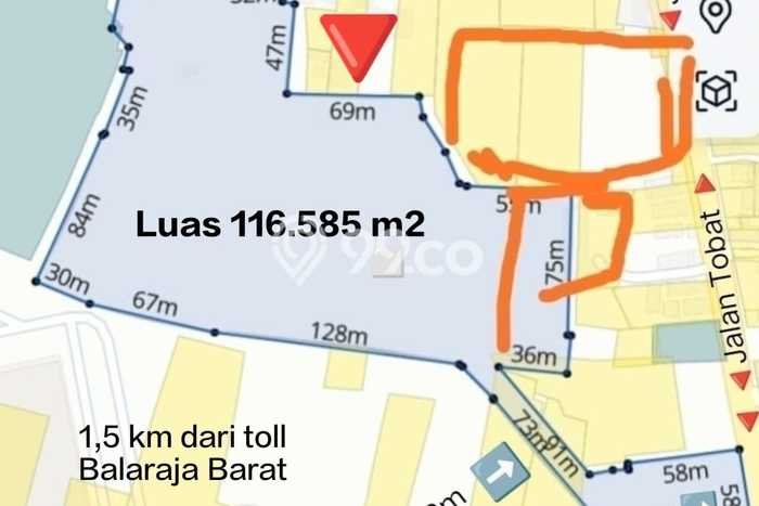 Tanah Kavling untuk Dijual di Balaraja Tangerang 116585m2 Tanah Kavling untuk Dijual di Balaraja Tangerang 116585m2