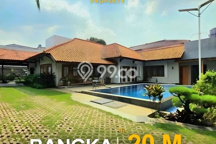 For Sale! Luxury House LT 1127m2 Desain Elegan di Bangka For Sale! Luxury House LT 1127m2 Desain Elegan di Bangka