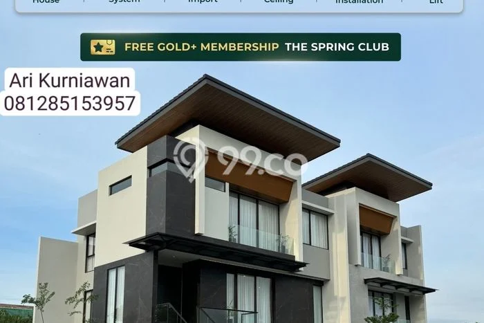 Rumah Mewah LB 248m2 Siap Pakai Desain Elegan di Serpong Villa Melati Mas, Tangerang Selatan Rumah Mewah LB 248m2 Siap Pakai Desain Elegan di Serpong Villa Melati Mas, Tangerang Selatan