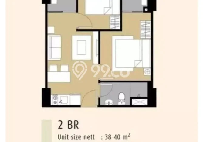 Hunian Apartemen Ideal untuk Dijual di Bandar Lampung dengan 2 Kamar Hunian Apartemen Ideal untuk Dijual di Bandar Lampung dengan 2 Kamar