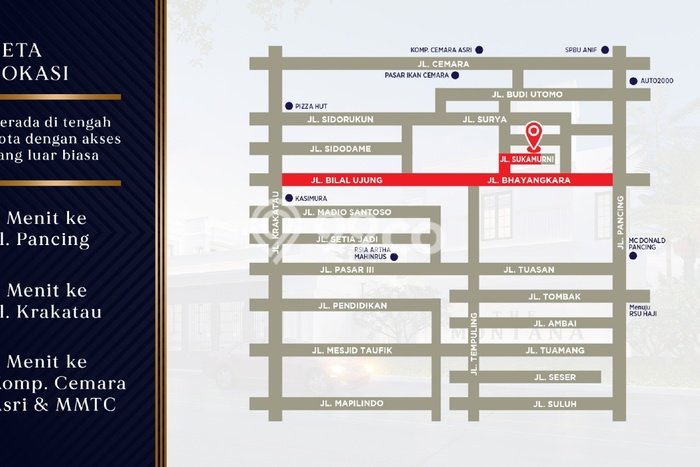 PROPERTI PILIHAN! Rumah di Medan Tembung, Luas 72m² LB 107m² PROPERTI PILIHAN! Rumah di Medan Tembung, Luas 72m² LB 107m²