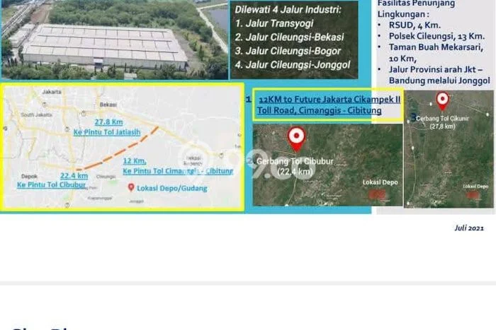 Disewakan Gudang di Kawasan Ramai Klapanunggal Luas 10262m2 Disewakan Gudang di Kawasan Ramai Klapanunggal Luas 10262m2