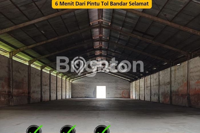 Gudang Disewakan Cepat di Percut Sei Tuan Deli Serdang LB 1656m2 Gudang Disewakan Cepat di Percut Sei Tuan Deli Serdang LB 1656m2